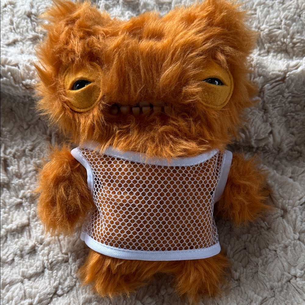 FUGGLER Furry Monster Plush with Mesh Tank